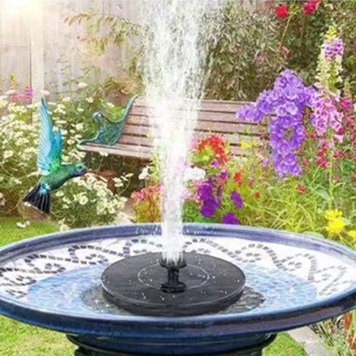 Mini fontaine d'eau solaire