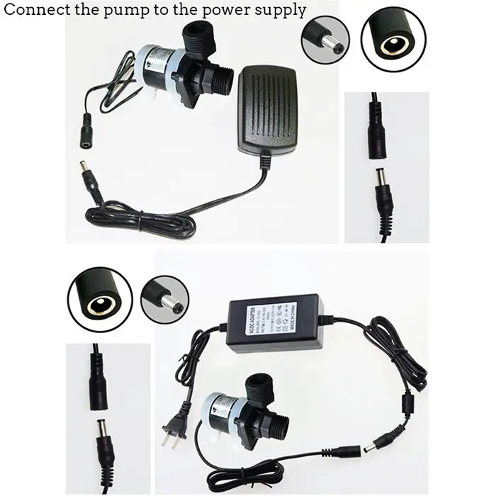 Pompe à eau multifonctionnelle sans balais 12V 24V DC