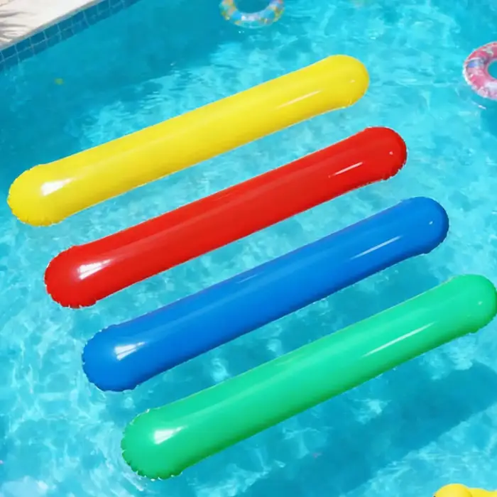 Ensemble de 4 flotteurs gonflables pour piscine avec pompe à air