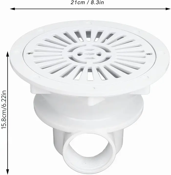 Couvercle de vidange principal pour piscine