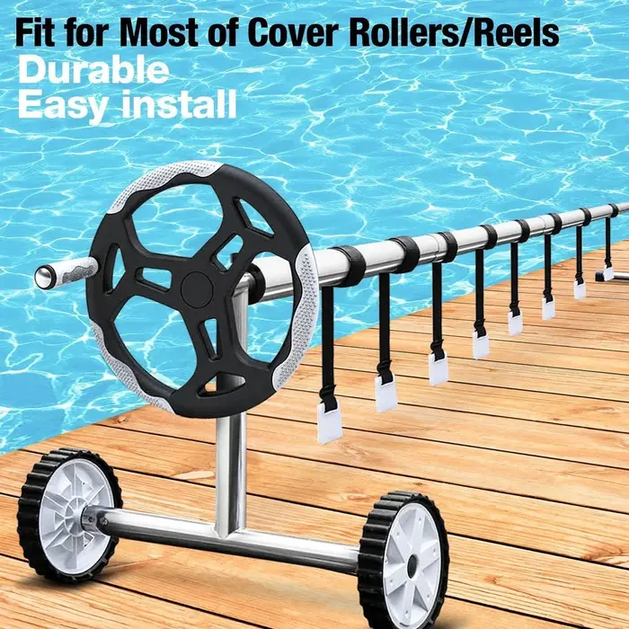 Sangles de fixation pour enrouleur de couverture de piscine