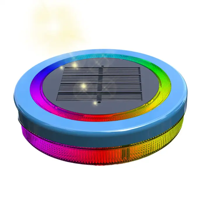 Lumière de piscine flottante solaire