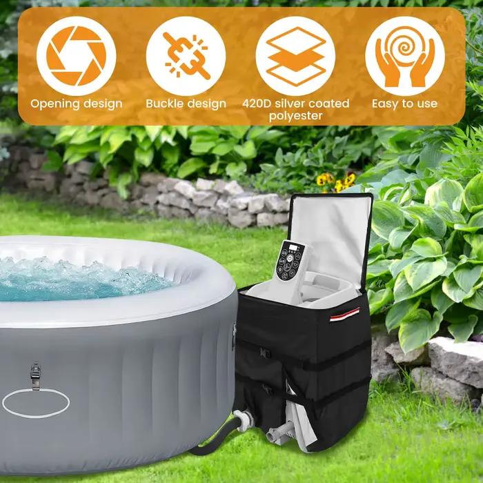Couvercle de pompe de chauffe-eau universel pour spa