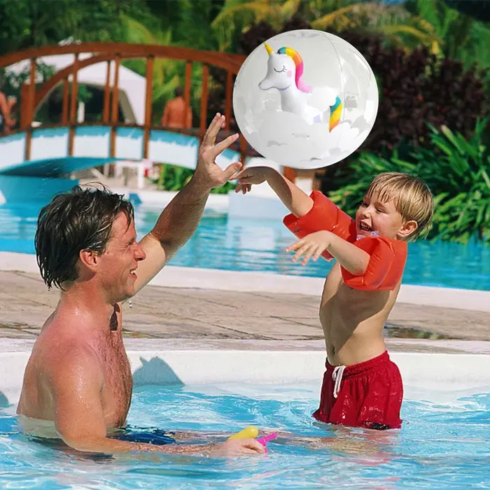 Rooxin licorne piscine fête gonflable ballon de plage