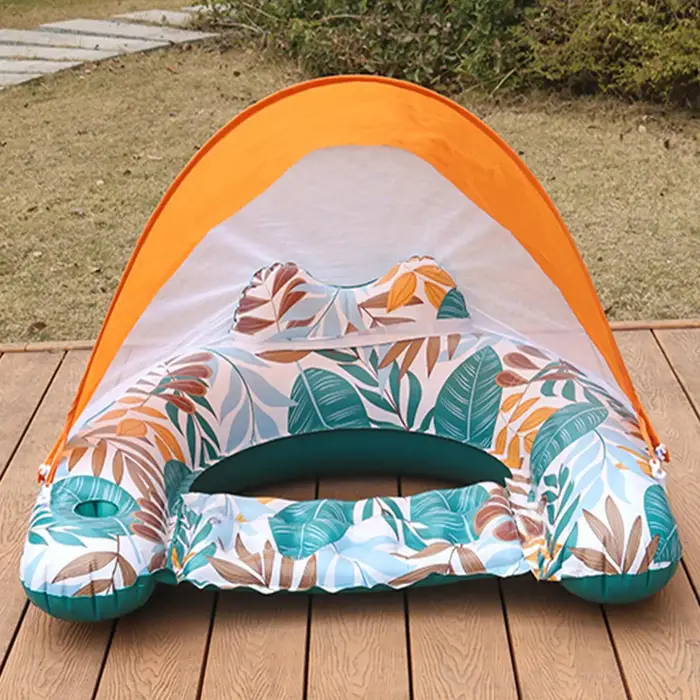 Flotteur de piscine avec appui-tête ergonomique