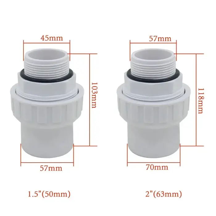 1 pièce Raccord de raccordement pour pompe de piscine