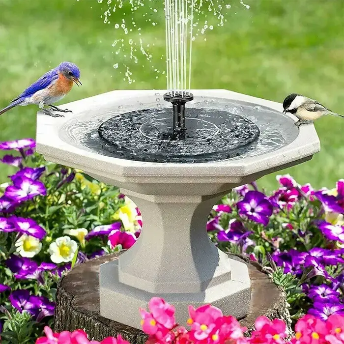 Pompes solaires pour fontaines (13/16/18 cm) parfaites pour les piscines de jardin