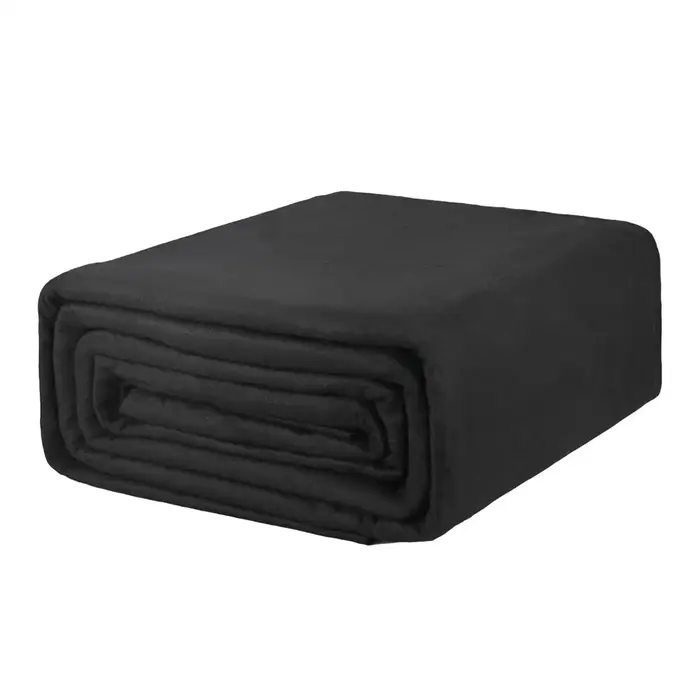 Tapis de protection rond noir pour piscine 2
