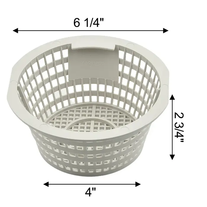 Panier d'écumoire de piscine pour maillot de bain au-dessus du sol