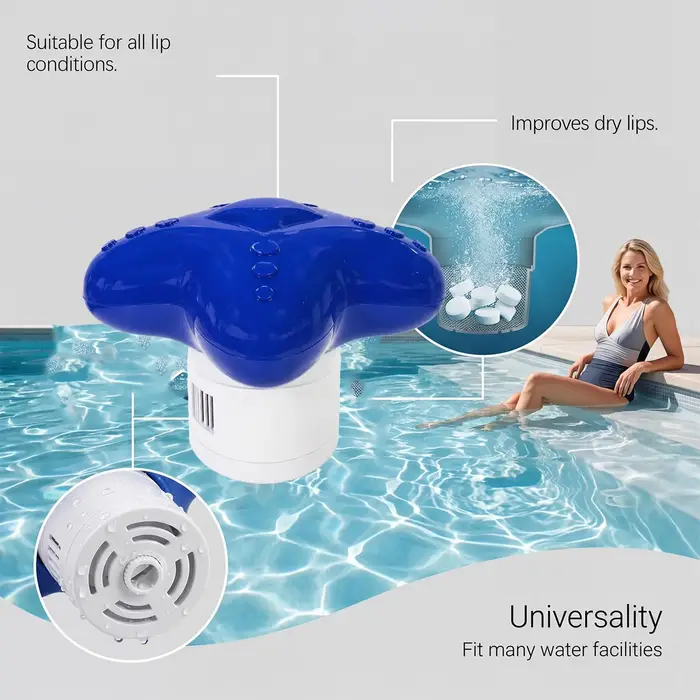 Flotteur de chlore pour piscine en forme d'étoile