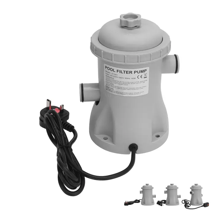 Kit de pompe de filtre de piscine gonflable