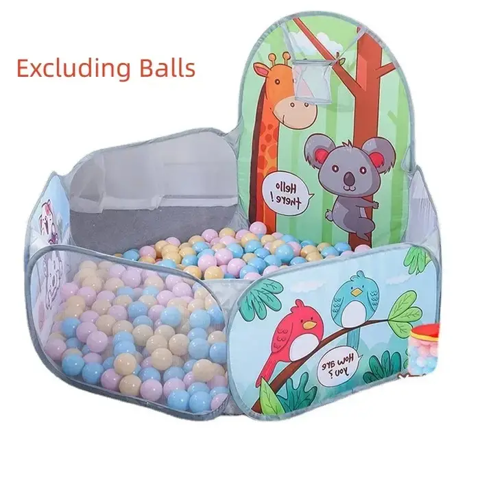 Piscine de bain extérieure portable pour enfants (120 cm) - Baignoire de jeu d'eau pour bébé