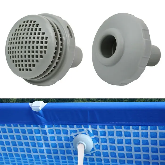 Pour INTEX 32mm buse d'entrée d'écran de piscine connexion de tuyau 1.25 pouces Kit de remplacement