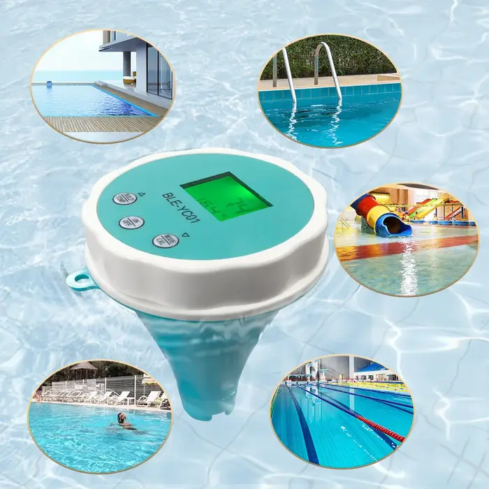 Ensemble de données numérique Bluetooth pour moniteur de qualité de l'eau de piscine