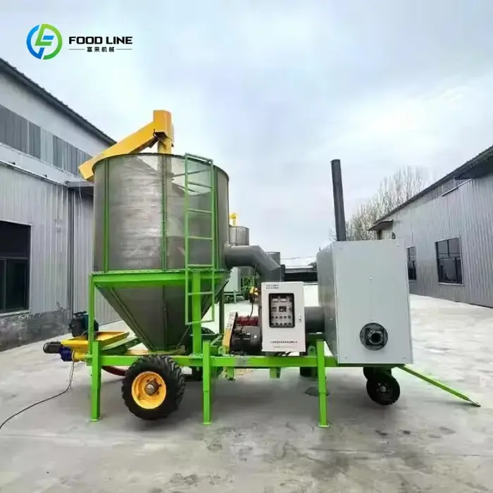 Séchoir mobile compact personnalisé pour riz paddy