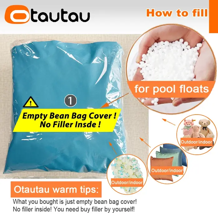 Housse de pouf gonflable 2 places OTAUTAU pour extérieur