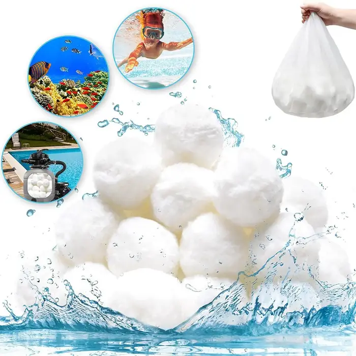 Boules filtrantes pour piscine 200g – Remplacement efficace du média de pompe pour l'eau propre des piscines