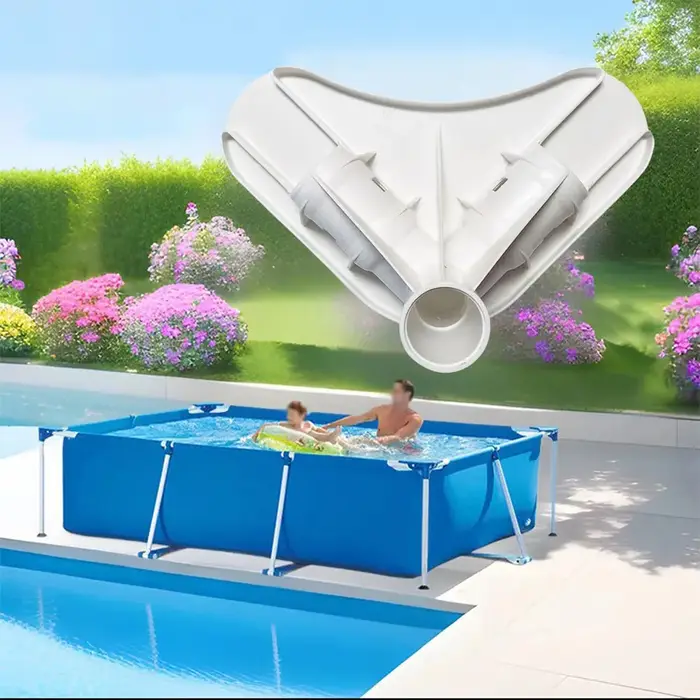 Connecteur d'angle en plastique pour structure de piscine