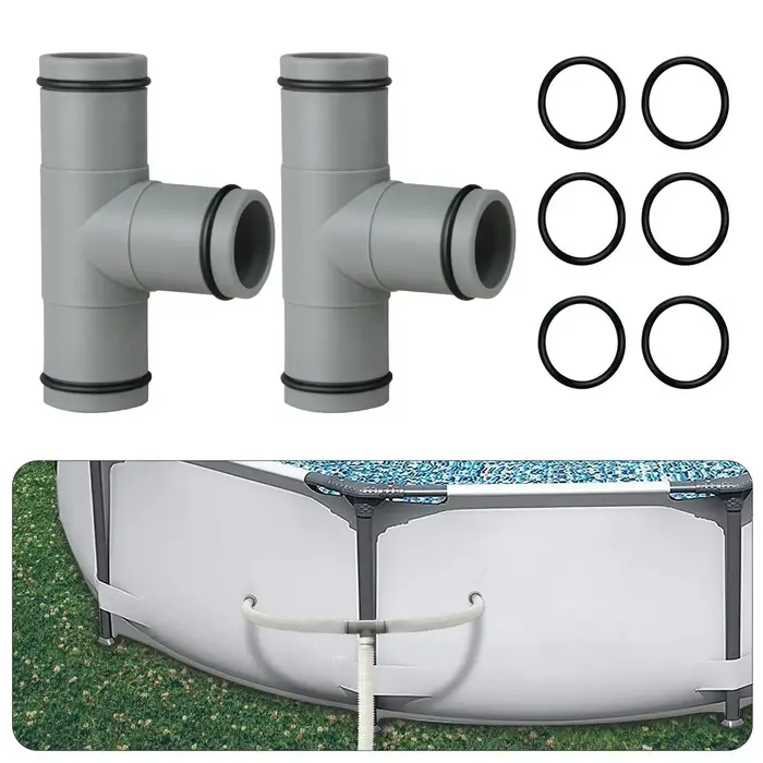 Connecteur de tuyau de piscine en forme de T