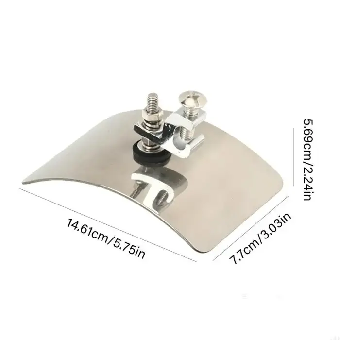 Plaque liaison d'écumoire piscine hors en acier inoxydable
