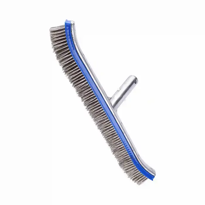 Brosse en acier pour piscine de 18 pouces
