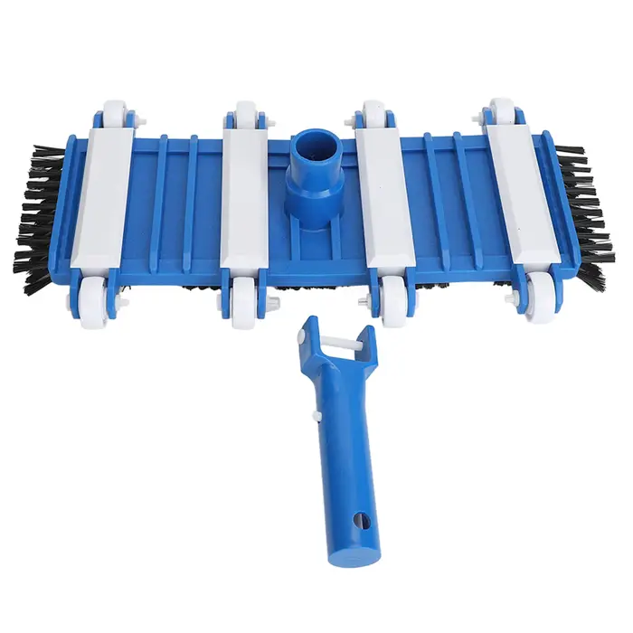 Tête d'aspirateur de piscine en PVC avec brosse