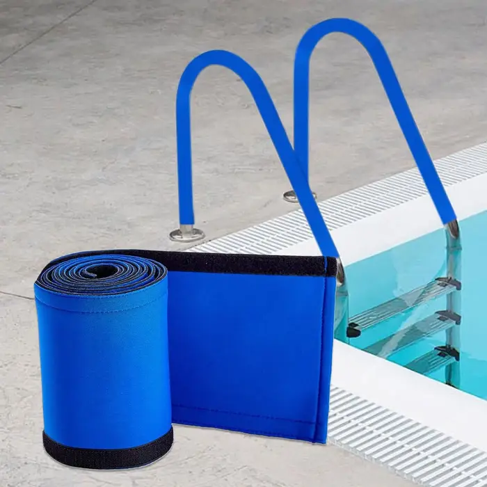 Housse de protection antidérapante universelle pour main courante de piscine et poignée d'échelle