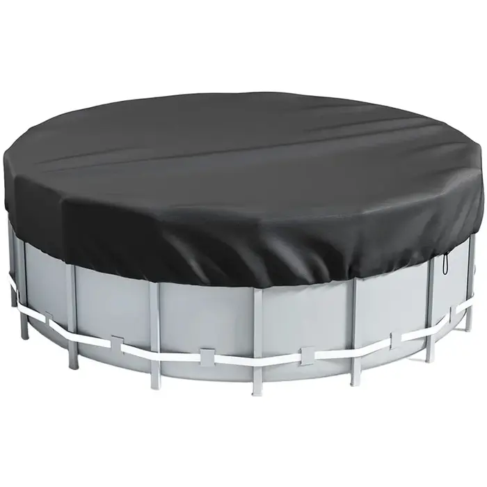 Couvertures solaires rondes pour piscine, imperméables, pare-soleil, pliables, anti-poussière, acces