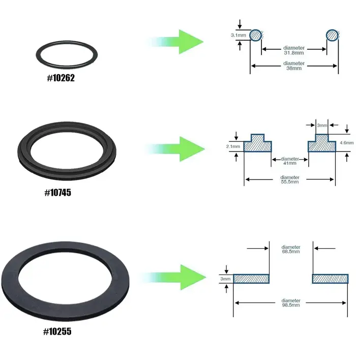 Joint torique en caoutchouc pour Intex Poolovale s10747/25006