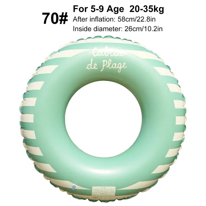 1 bouée gonflable pour piscine, flotteur de piscine en PVC épaissi, pour femmes et hommes, idéal pou
