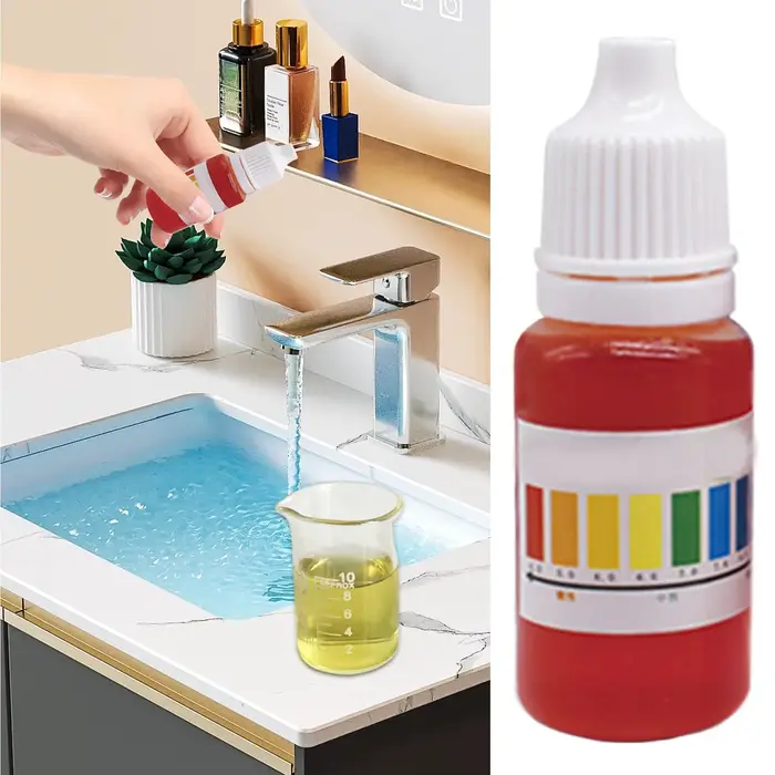 Agent indicateur de pH en gouttes 10 ml pour la détection de la qualité de l'eau d'aquarium
