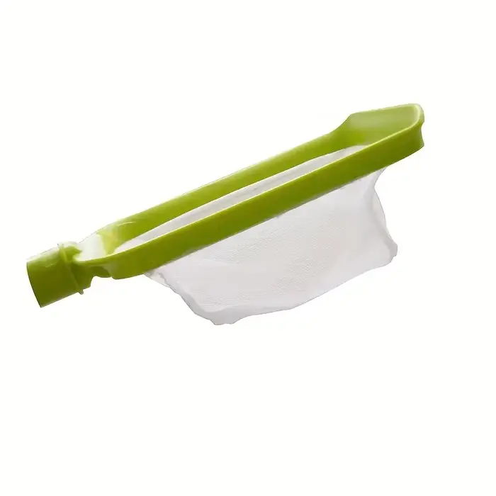 Filet de nettoyage de piscine portable vert – Poignée ergonomique et maille durable