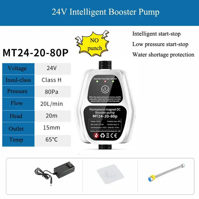 24v DC petite pompe maison pompe à eau automatique Permanent solaire chauffe-eau tuyau pompe à carbu