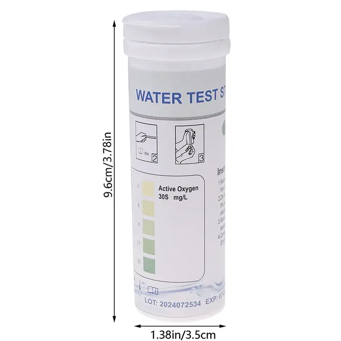 Bandelettes de test de détection d'oxygène actif, kit de bandelettes de test annulées, utilisé pour 