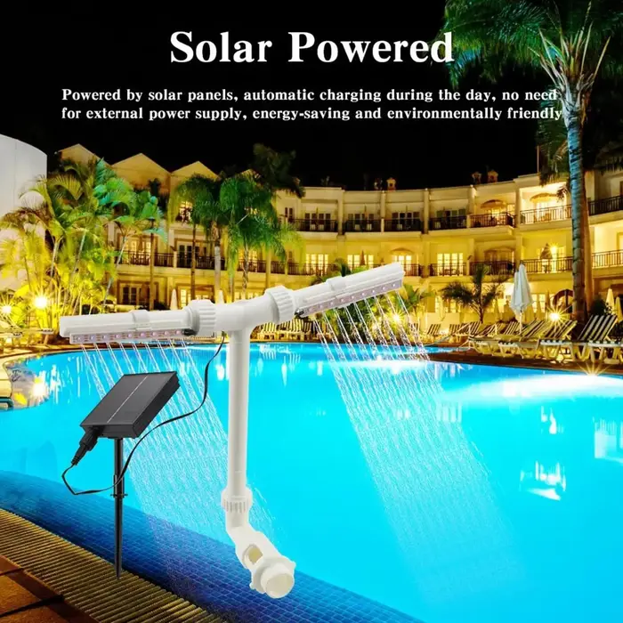 Fontaine solaire pour piscine