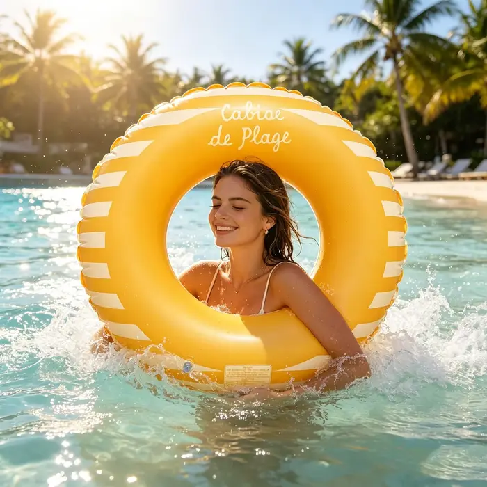1 bouée de natation gonflable