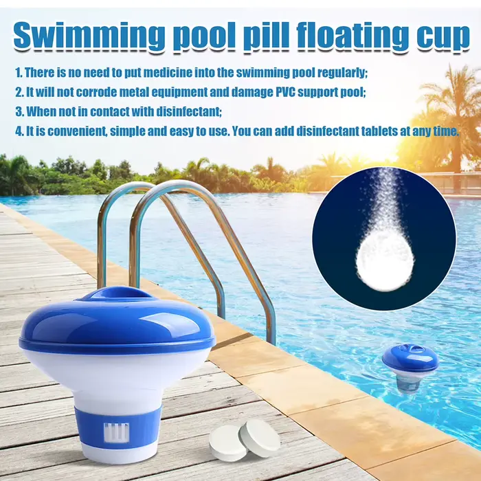 Flotteur chimique de piscine