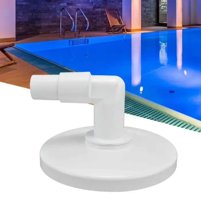 Plaque d'écumoire de piscine avec coude à 90 °