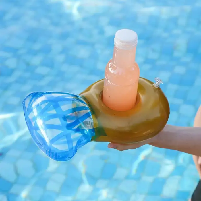1PC Porte-boissons gonflable pour piscine