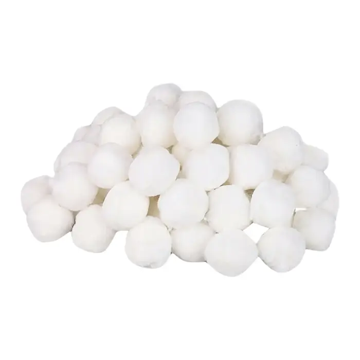Boules de nettoyage de piscine en Fiber de Purification d'eau, 200g-1500g, 30-50mm, équipement de ne