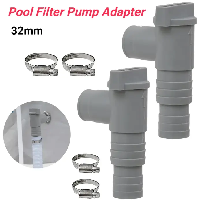 Adaptateur de pompe de filtration de piscine en PVC