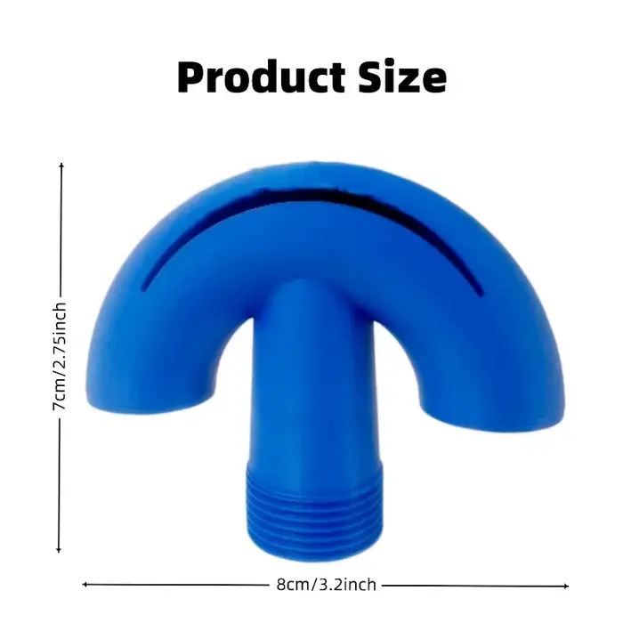 Fontaine oxygénante universelle pour piscine de 3/4 pouces - Réduit la température de l'eau et crée un effet cascade pour les piscines hors sol
