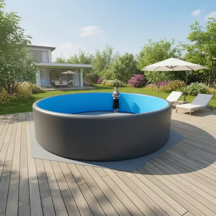 Piscine gonflable portable en PVC grande taille pour jeux aquatiques d'été 2026