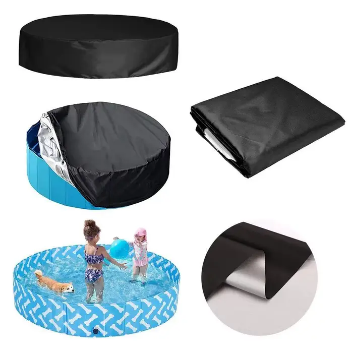 Couverture anti-poussière pliable pour piscine, accessoires de natation