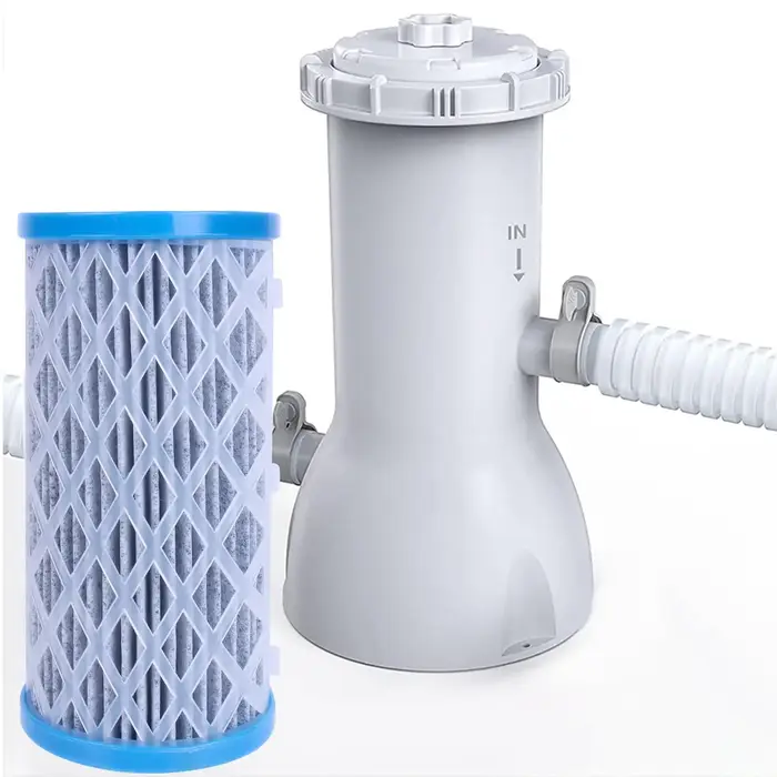 Cartouche filtrante réutilisable pour piscine, ensemble de 6 filtres à charbon actif pour système de