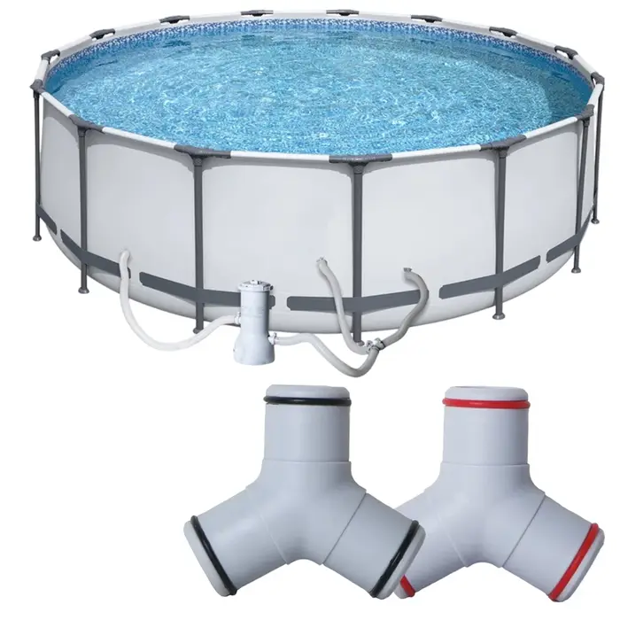 Adaptateur de connecteur de tuyau de piscine en forme de T, 32mm, pour pompe de filtre de piscine In