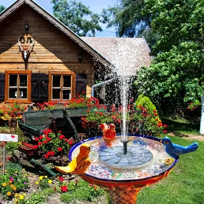 Pompes solaires pour fontaines (13/16/18 cm) parfaites pour les piscines de jardin