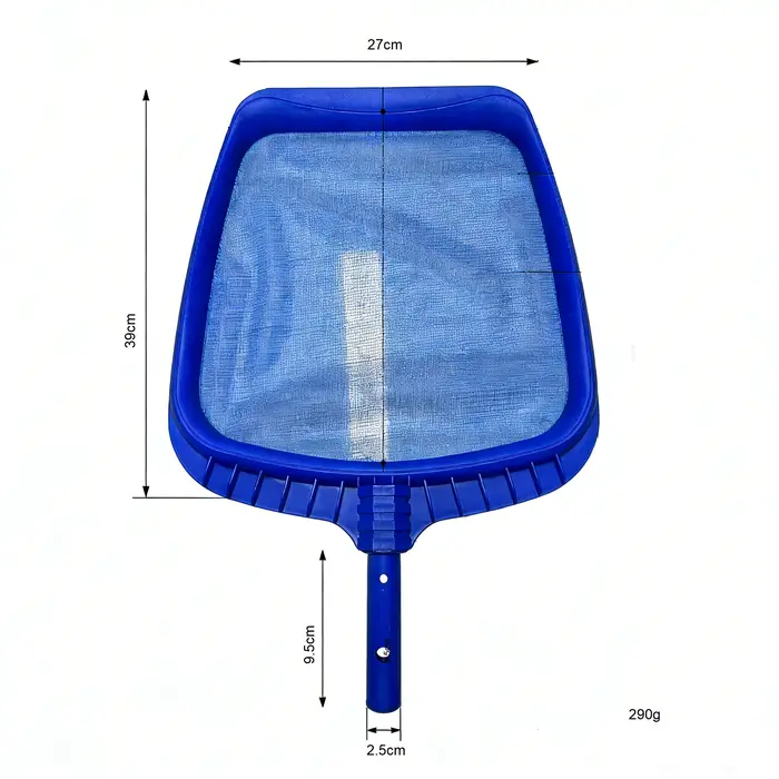 Épuisette de nettoyage de piscine avec manche télescopique