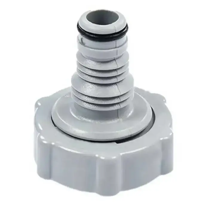 Vanne de Vidange P6H1419 pour Piscine, 1 Pièce, Adaptateur de Tuyau Gris