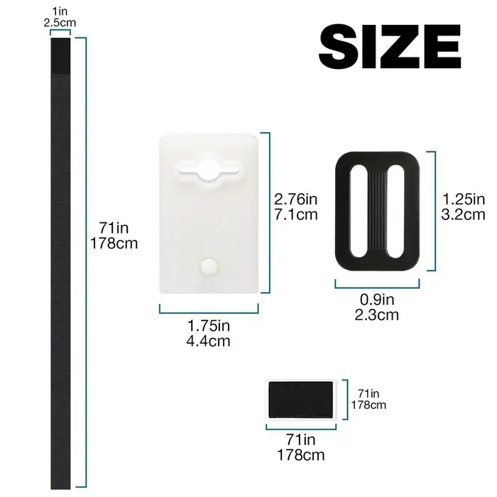 Sangles de fixation pour enrouleur de couverture de piscine